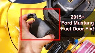 How To Fix Broken/Flappy Ford Mustang Gas Cap Door (May work for other Ford models!)