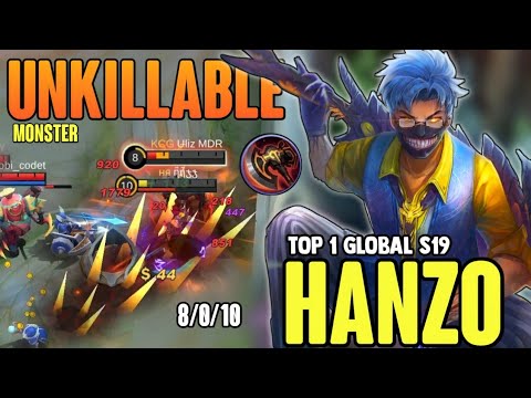 UNKILLABLE! HANZO BEST BUILD 2021 | TOP 1 GLOBAL HANZO GAMEPLAY | MOBILE LEGENDS✓