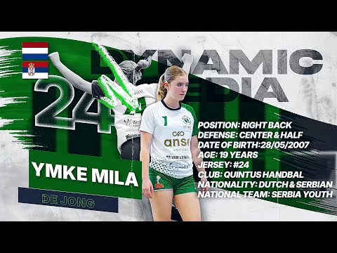 Best of Ymke Mila De Jong | Right Back | Quintus | Dutch | Highlights | Handball | CV | 2025/26