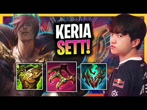 KERIA TESTING SETT SUPPORT! | T1 Keria Plays Sett Support vs Nautilus!  Season 2024