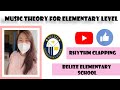 Rhythm Clapping L Music Theory