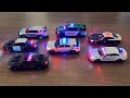 Greenlight Custom Police Cars With Working LED Lights 1 64 Scale