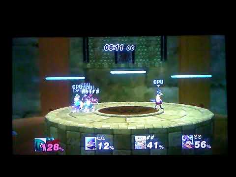 Project M Legacy Cobalt Gameplay - Knuckles Vs Falco Vs Fox Vs Captain Falcon