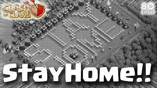 【クラクラ】StayHome　配置アート
