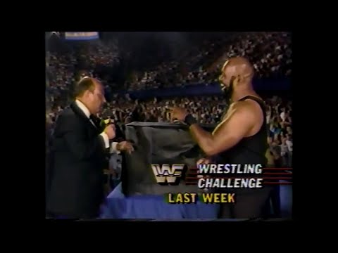 Bad News Brown vs Jim Powers   SuperStars Aug 18th, 1990