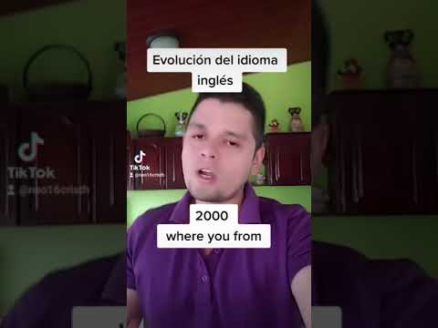 Evolución del idioma Inglés #inglés #políglota #language #aprender