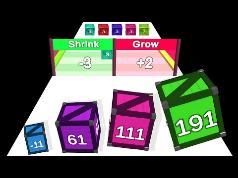 NEMBER BOX RUN 3D : Level Up Box Run Math Gemes