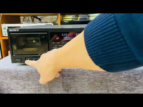 Sony Stereo Cassette Deck TC-WR870 Lock and Loaded with European Disco