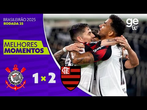 Gols e lances de Corinthians x Flamengo