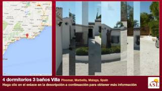 preview picture of video '4 dormitorios 3 baños Villa se Vende en Pinomar, Marbella, Malaga, Spain'