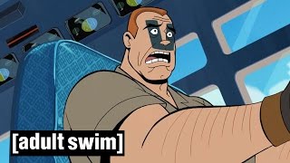 How NOT to evacuate an aircraft | The Venture Brothers Series 5 Sneak Peek | Adult Swim