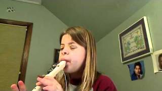 Me playing Leslie Carter&#39;s &quot;True&quot; on the recorder