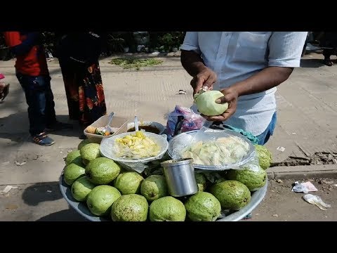 He Manages Everything Most Hard Working Man Haker at street selling Healthy food BIGGEST Guava/pyara