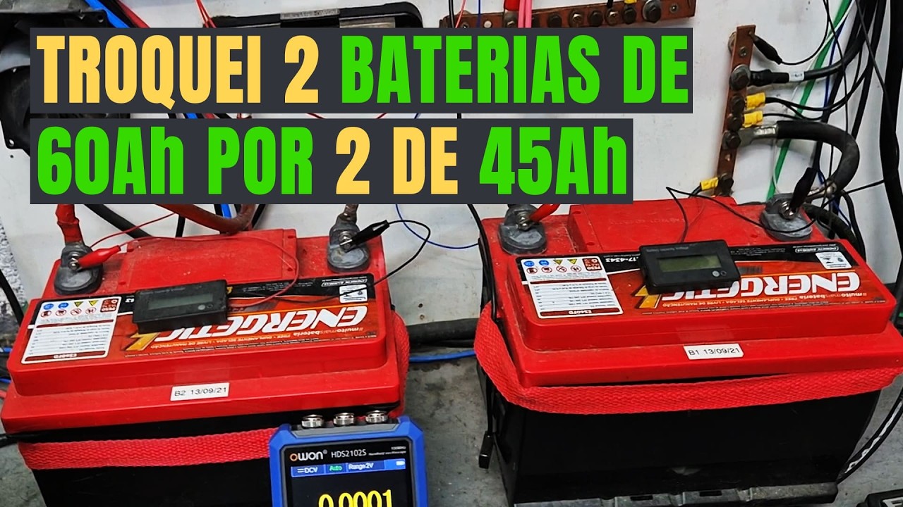 Troquei Minhas Baterias de 60Ah por 45Ah: Como Funciona o OffGrid a Longo Prazo?