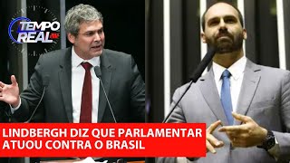 Líder do PT na Câmara pede suspensão do mandato de Eduardo Bolsonaro