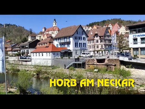 Schwarzwald Horb am Neckar Caminhando pela cidade / Alemanha