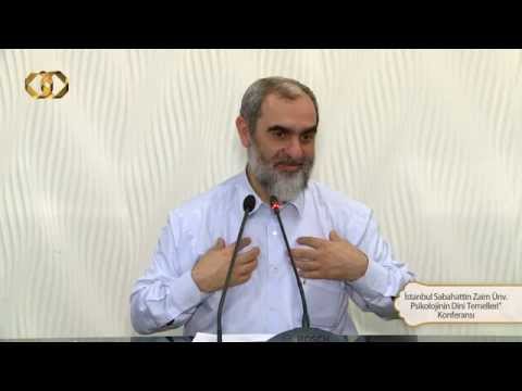 140) Psikolojinin Dini Temelleri - İstanbul Sabahattin Zaim Üniversitesi / Nureddin Yıldız