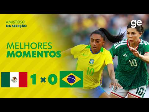 Gols e lances de México x Brasil