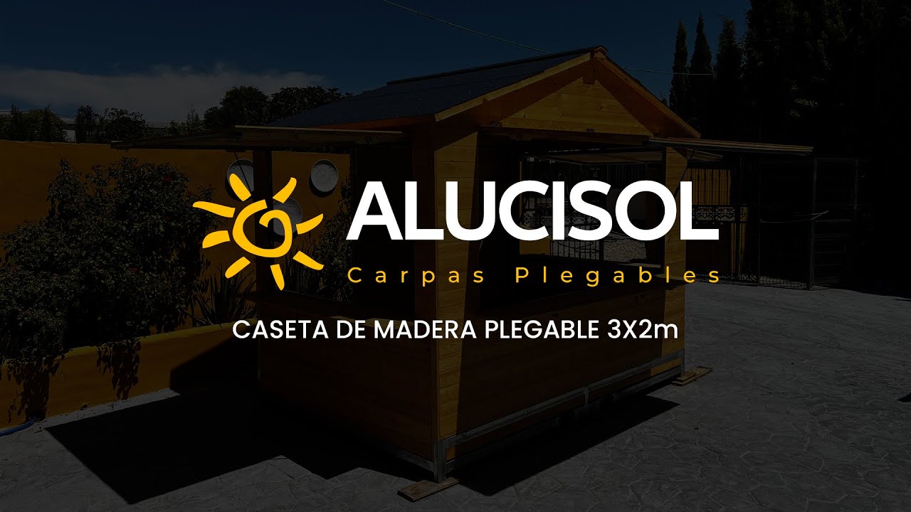 Vídeo de montaje de caseta de madera plegable