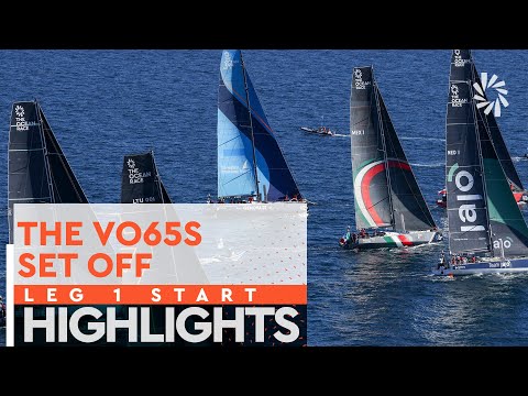 Leg 1 Is Underway! | VO65 Highlights | The Ocean Race
