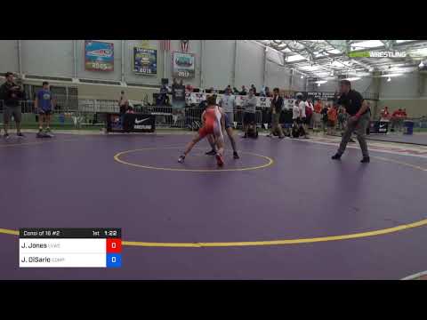 2018 UWW Cadet And U23 Nationals/UWW Cadet Greco-Roman 60 Consi Of 16 #2 - Joshua Jones (LVWC) Vs.