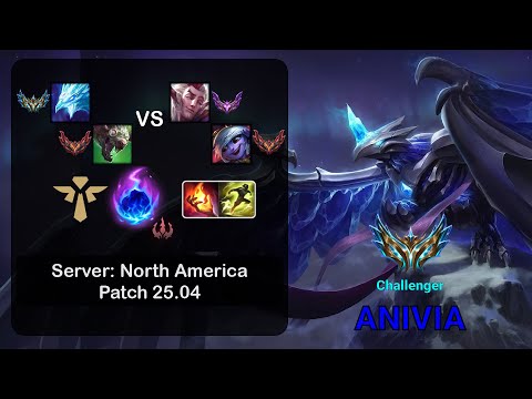 Anivia Support + Twitch vs Rakan + Tristana - NA Challenger - Patch 25.04