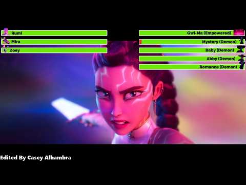 KPop Demon Hunters (2025) Final Battle with healthbars 2/2