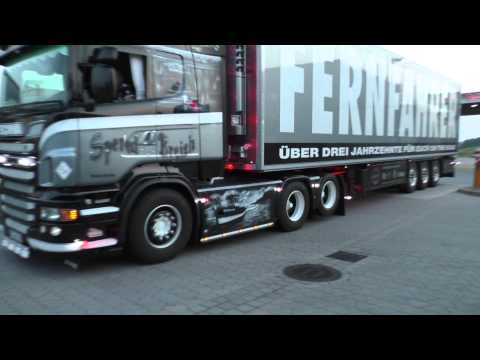 2x SCANIA V8 Breizh Thermo !! (Rieper Transporte Buxtehude) + INTERIOR/V8 SOUND [HD]