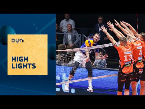 Highlights Spielbegegnung VfB Friedrichshafen vs. BERLIN RECYCLING Volleys