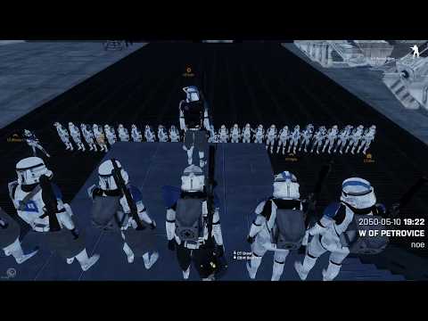 Star Wars Arma 3 501st Operation Survival "Working Acclamator, Defend to The Last Man"