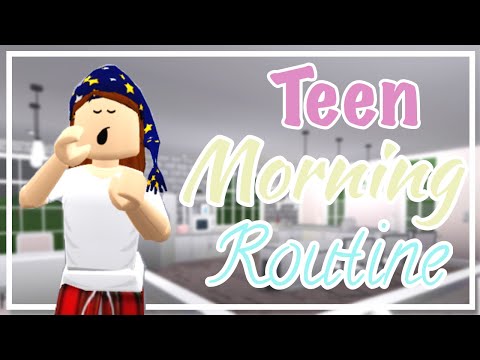 Teen Weekend Morning Routine In Bloxburg | ReginaPlays