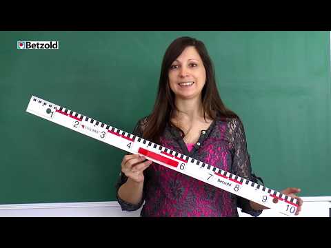 Rigla pentru tabla scolara 1 metru - Geoliner  - Ram Didactic