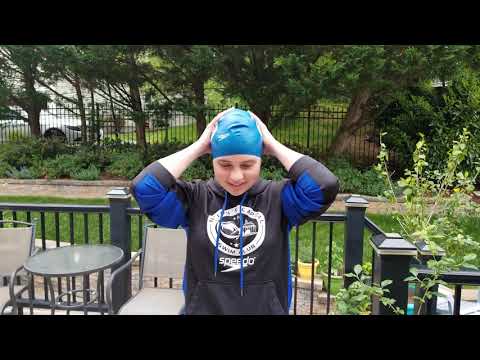 How to put on a swim cap