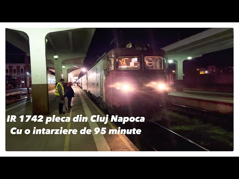 Locomotiva GM 990 DEFECTA | IR 1742 pleacă din Cluj Napoca cu o întârziere de 95 de minute