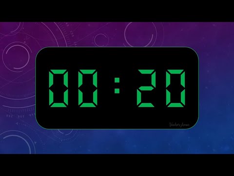 20 SECONDS TIMER WITH ALARM | TEACHER JHEAN