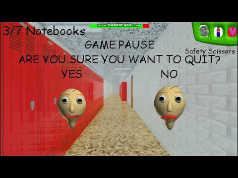 Baldi's Basics But Ray Tracing (The Schoolhouse Looks Like Real) - Baldi's Basics Mod