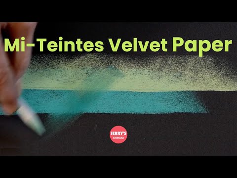 Canson Mi-Teintes Velvet Pastel Papers for overlapping mixability!