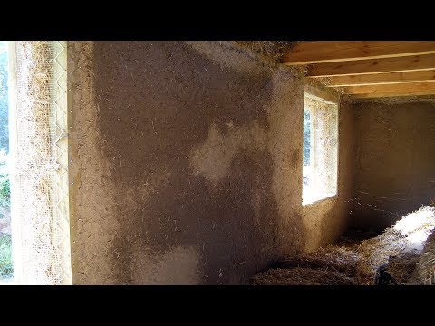 Strawbale Vlog 41 -  koniec tynków na parterze