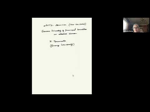 Raman Parimala - Generic  triviality of principal bundles on relative curves