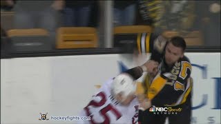 Chris Neil vs Milan Lucic Apr 28, 2013