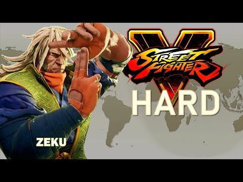 Street Fighter V - Zeku Arcade Mode (HARD)
