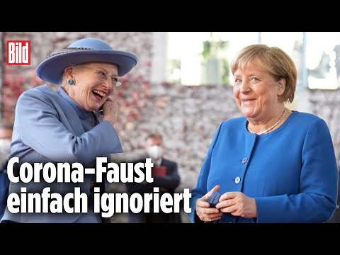 Angela Merkel abgeblitzt: Königin bringt Kanzlerin in Verlegenheit