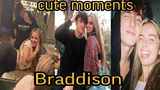 Braddison | Bryce Hall and Addison Rae cute moments | Tik tok