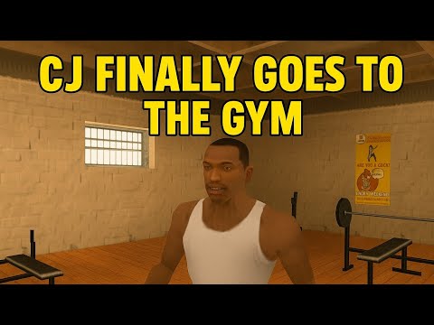 CJ finally goes to gym...!