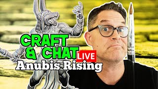 ANUBIS RISING: Painting a 75mm Reaper Minis Statue: Craft & Chat LIVE