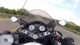 preview picture of video 'Kawasaki ZX14 Top Speed Test Ride - GoPro Hero 2 Tank Cam'