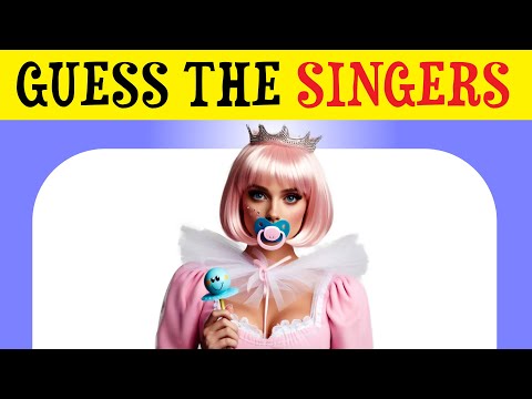 !! Guess the Singers  !!🎤 Dingbats Quiz 🎵