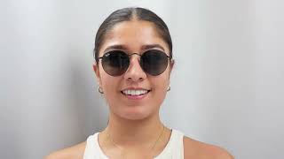 Woman model wearing Ray-Ban RB3447N 002/71 Sunglasses