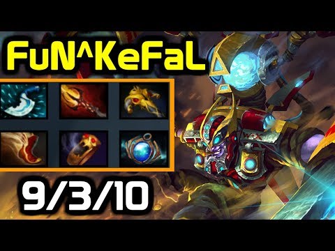 BEST Tinker Farming Pattern with PERFECT Item Timing - FuN^KeFaL Tinker full gameplay