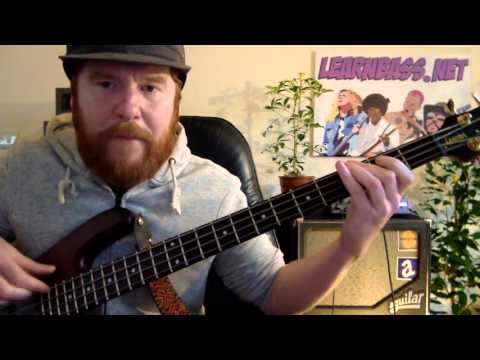 Cool Rock/Indie line  : A Bass lesson everyday # 199